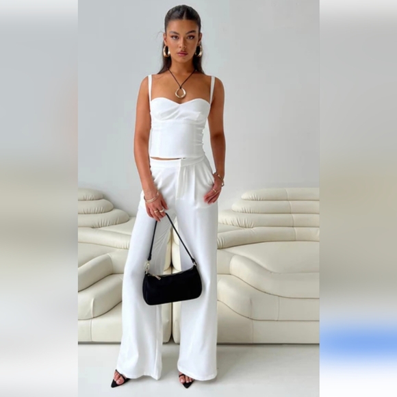 Princess Polly Briana Set White Size 6 - Picture 4 of 15